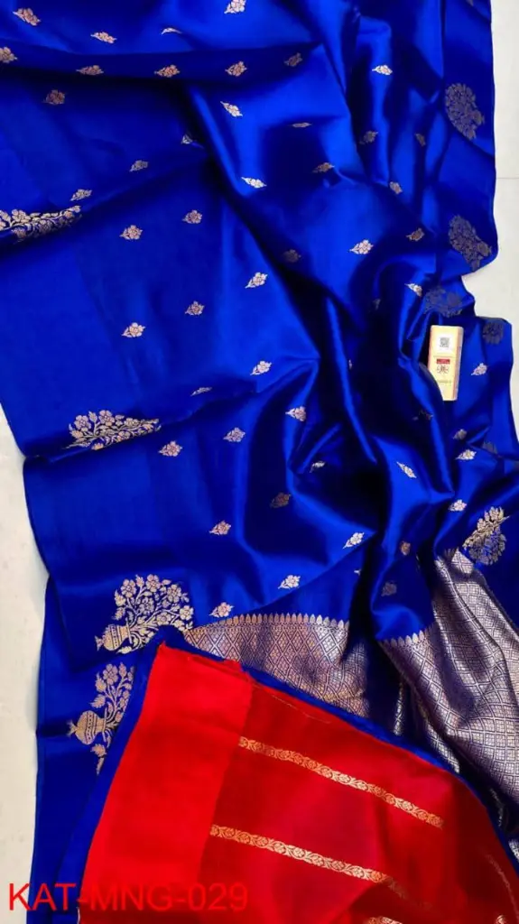 Classic Royal Blue Banarasi Silk with Rich Zari Work