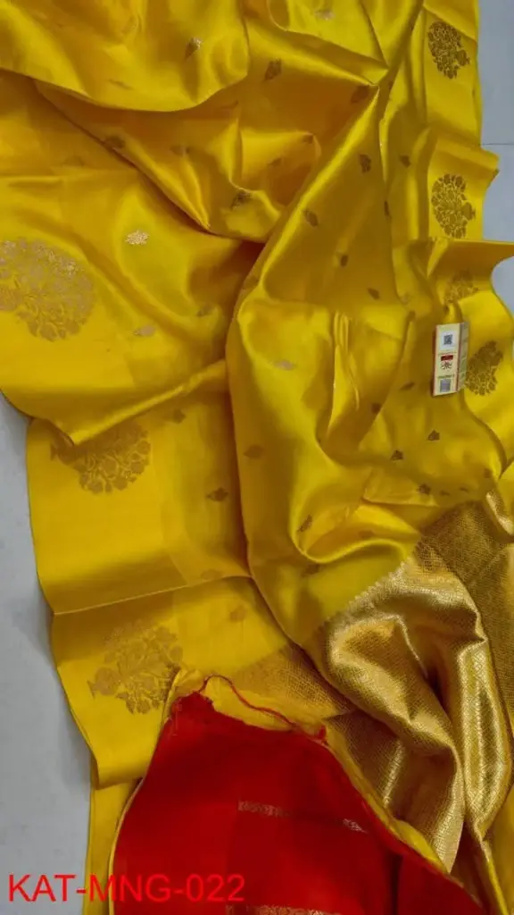 Classic Gold Banarasi Silk with Rich Zari Work